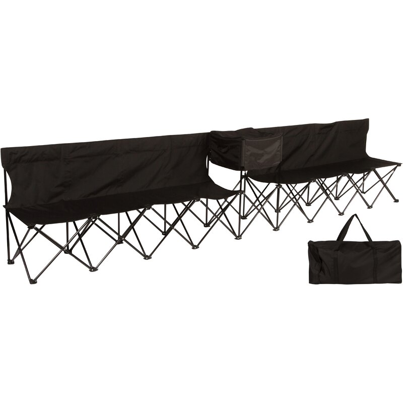 Trademark Innovations Folding Camping Bench Wayfair   Folding Camping Bench 